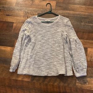 Style and Co tan sparkle sweater size small